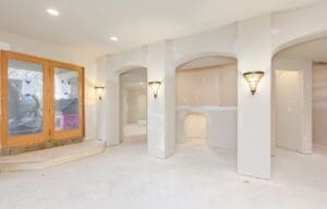 nearly finished basement | diy basement | basement drywall and framing
