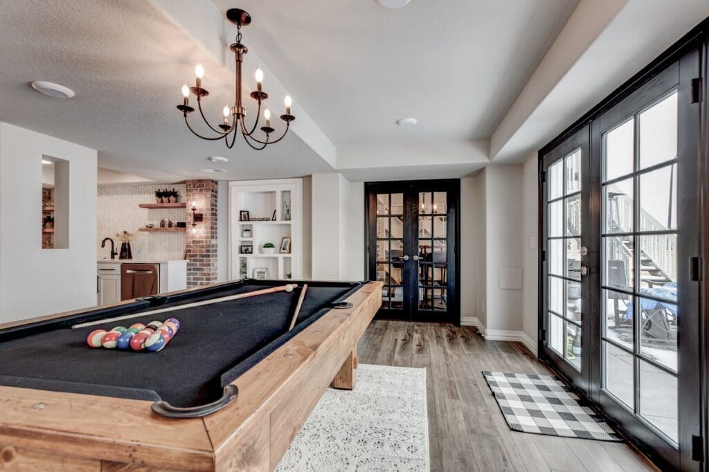 open concept basement