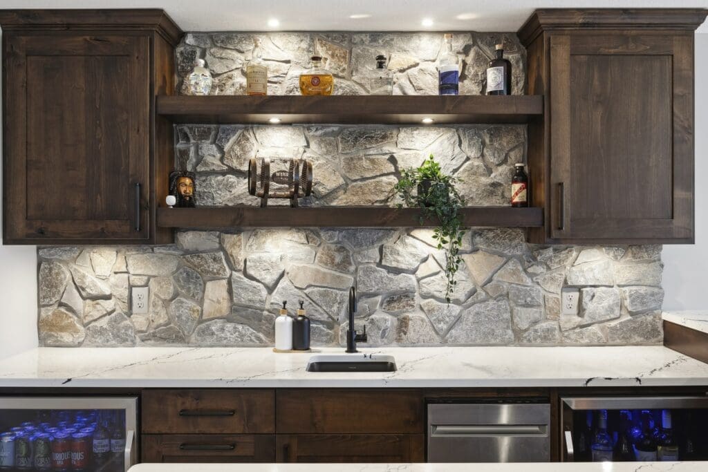 WetBar Kitchen Denver Dark Wood