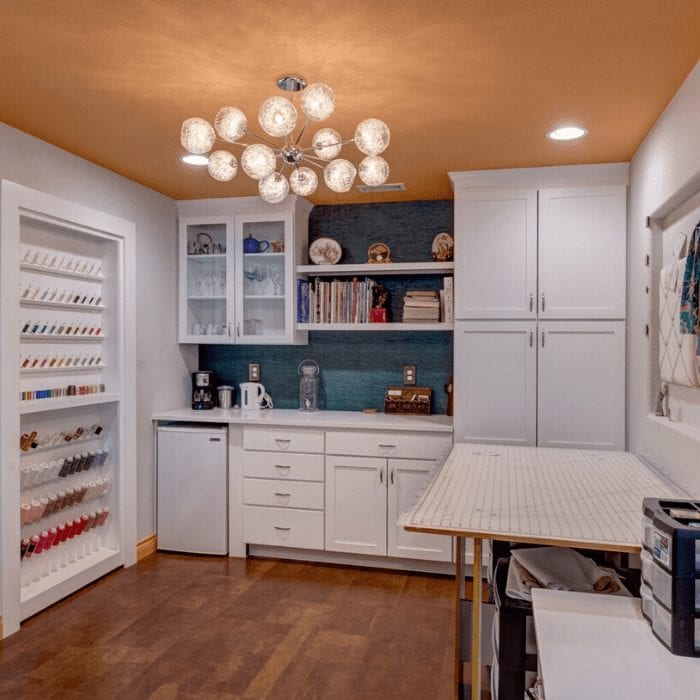 craft room | basement finishing with fbc remodel