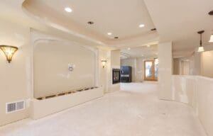 nearly finished basement | diy basement remodel | drywall and framing | fbc remodel
