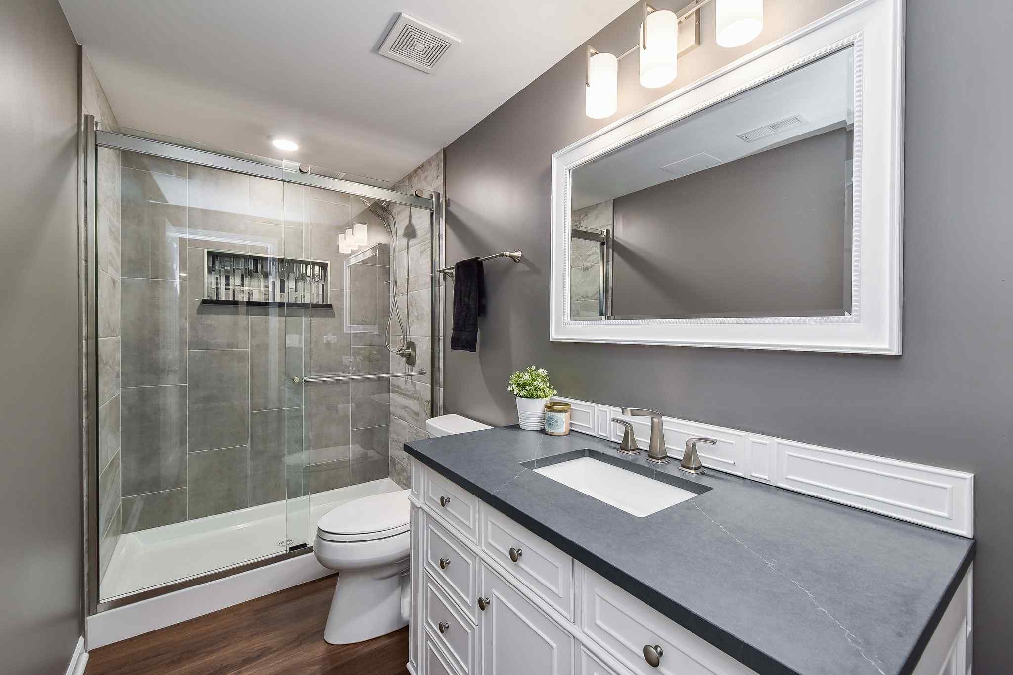 Transitional Bathroom Remodel | Shower | Vanity | FBC Remodel