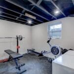 Eclectic Basement Remodel | Home Gym | FBC Remodel