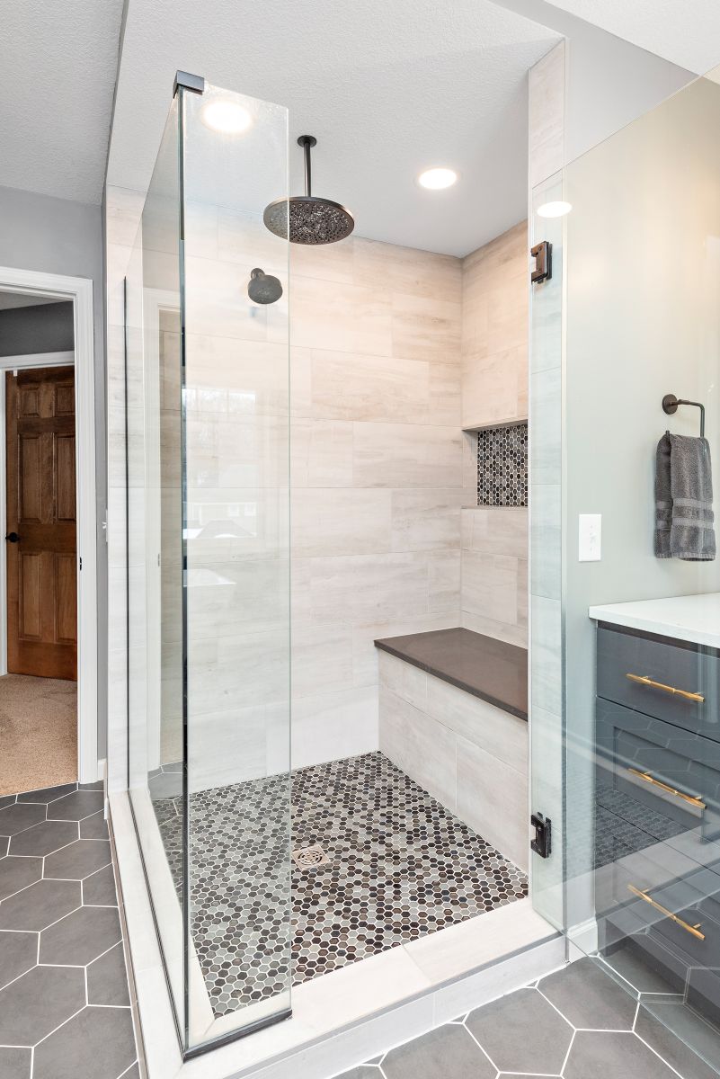 Modern Primary Bathroom Remodel | Shower | FBC Remodel