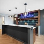 Modern Basement Finish | Basement, Wet Bar | FBC Remodel